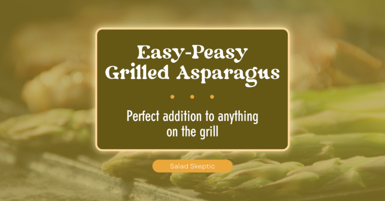 "Easy-Peasy Grilled Asparagus. Perfect addition to anything on the grill."